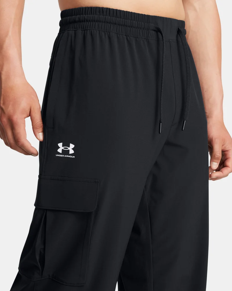 UNDER ARMOUR Black Men's Vibe Woven Cargo Pants for Men | Best Price UAE
