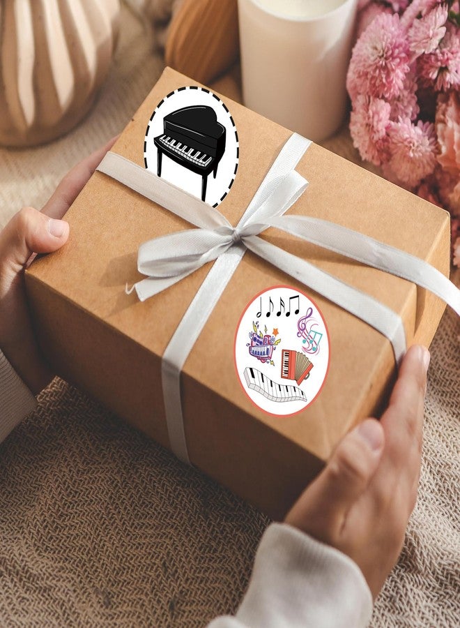 كوبا بلاي 500 قطعة من ملصقات نوتات البيانو - ملصقات موسيقية / ملصقات حفلات موسيقية / لوازم حفلات نوتات موسيقية - ديكورات جوقة - حفلات أعياد الميلاد - حفلات استقبال المولود الجديد - Image 5