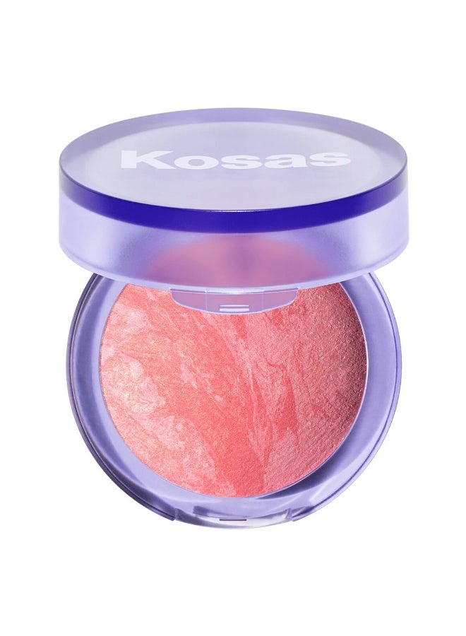 Kosas Blush Is Life powder blush _Blessed - Warm Peach Pink - Image 1