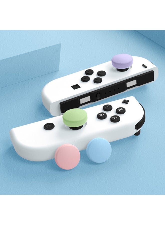 Nintendo Switch Oled Game Console Rocker Cap Joy-Con Silicone Lite Handle Cap Oled Key Cap-Product Color:Black-ns Rocker Cap  - Image 2