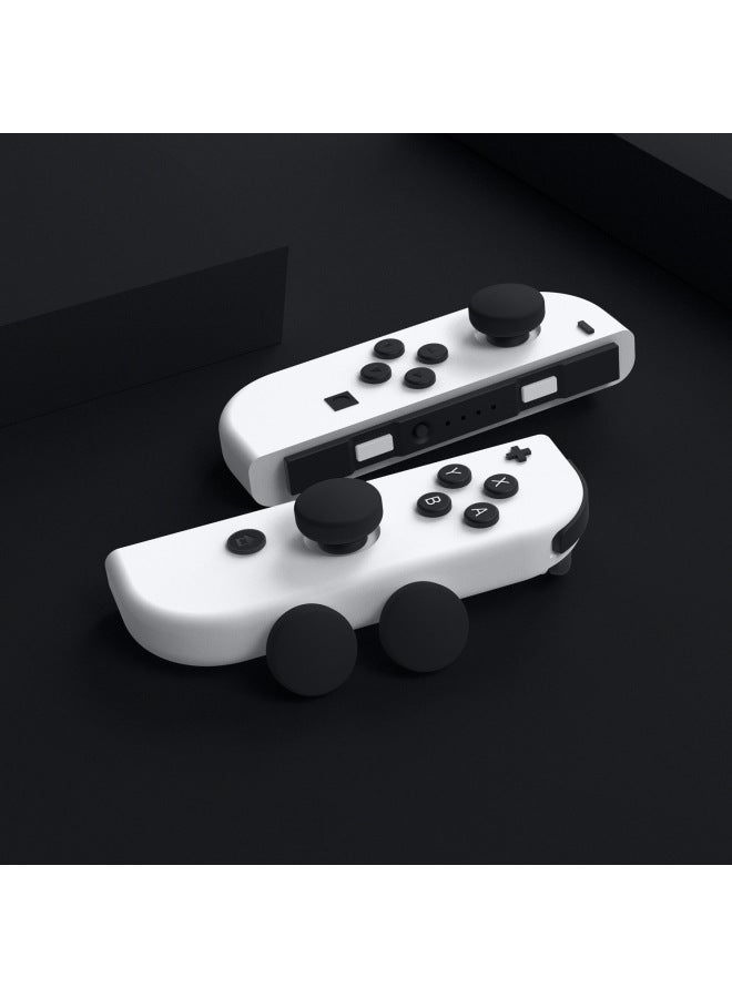 Nintendo Switch Oled Game Console Rocker Cap Joy-Con Silicone Lite Handle Cap Oled Key Cap-Product Color:Black-ns Rocker Cap  - Image 1