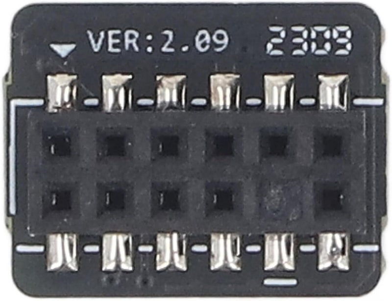 TPM 2.0 Encryption Security Module, SPI 12Pin Security Module for A520, B550, WRX80, X570S, B650, TPM Security Module for Motherboard - Image 1