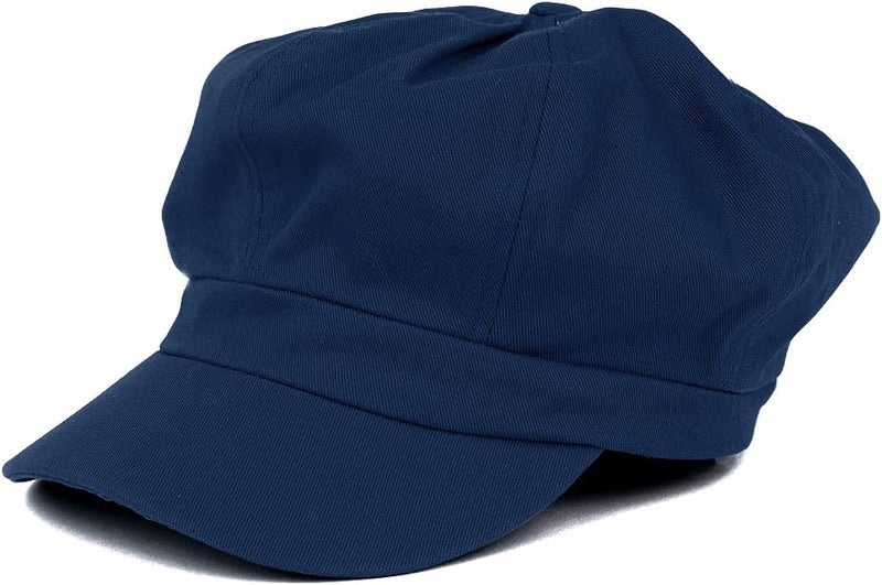 Armycrew Women's Lightweight 100% Cotton Soft Fit Newsboy Cap with Elastic Back - Image 1