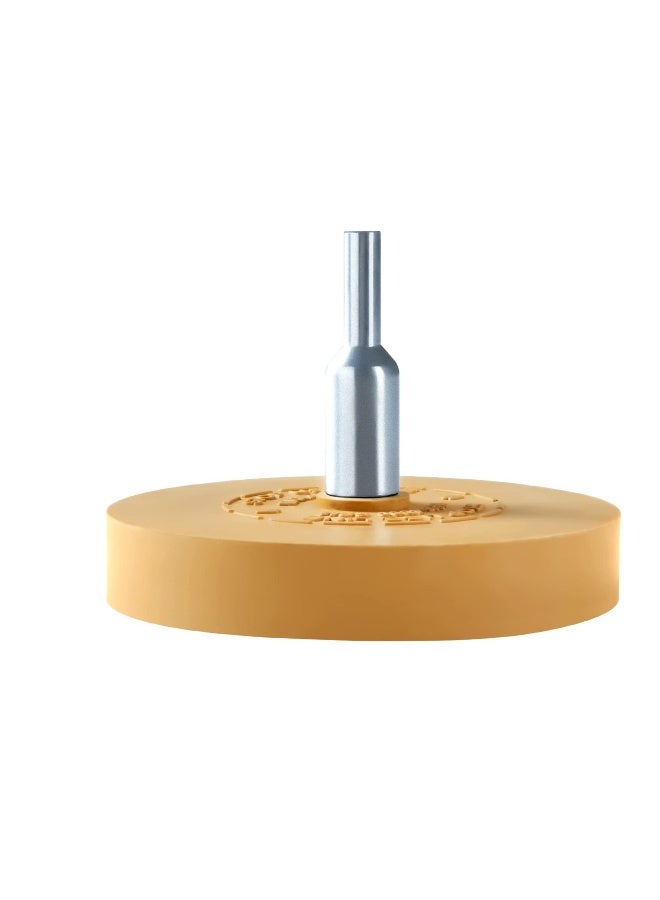 1 عبوة عجلة إزالة اللاصق الاحترافية، عجلة ممحاة لإزالة الملصقات، مناسبة لعجلة الممحاة المطاطية المثقوبة، أداة إزالة الملصقات، عجلة إزالة اللاصق الصلبة - Image 2