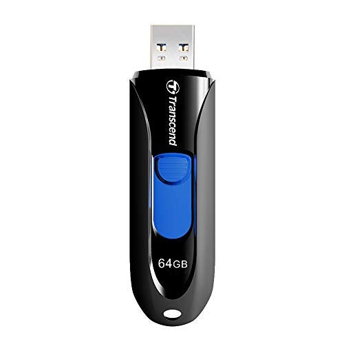 Transcend 64GB JetFlash 790 USB 3.0 Flash Drive (TS64GJF790K), Black - Image 1