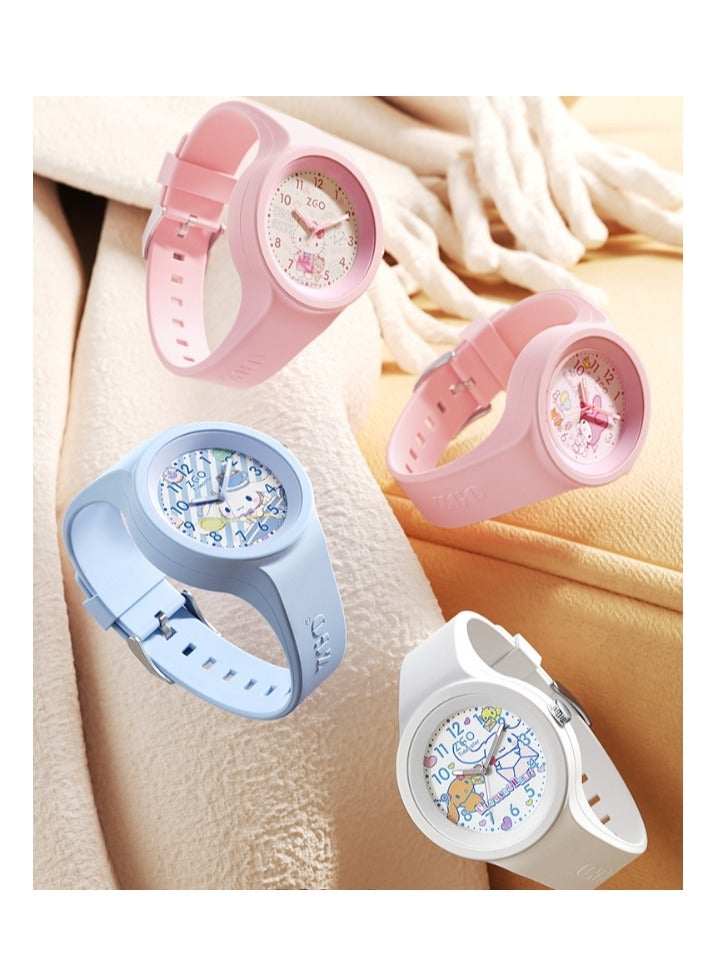 ZGO ساعة هدية للأطفال بمناسبة بدء الدراسة، ساعة على طراز الطلاب، ساعة سيليكون لطيفة برسوم كرتونية - Image 5