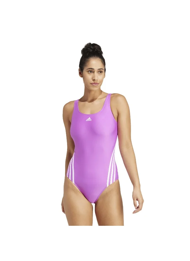 Adidas adidas 3S Swimsuit Purple Swim Swimwear 26"
