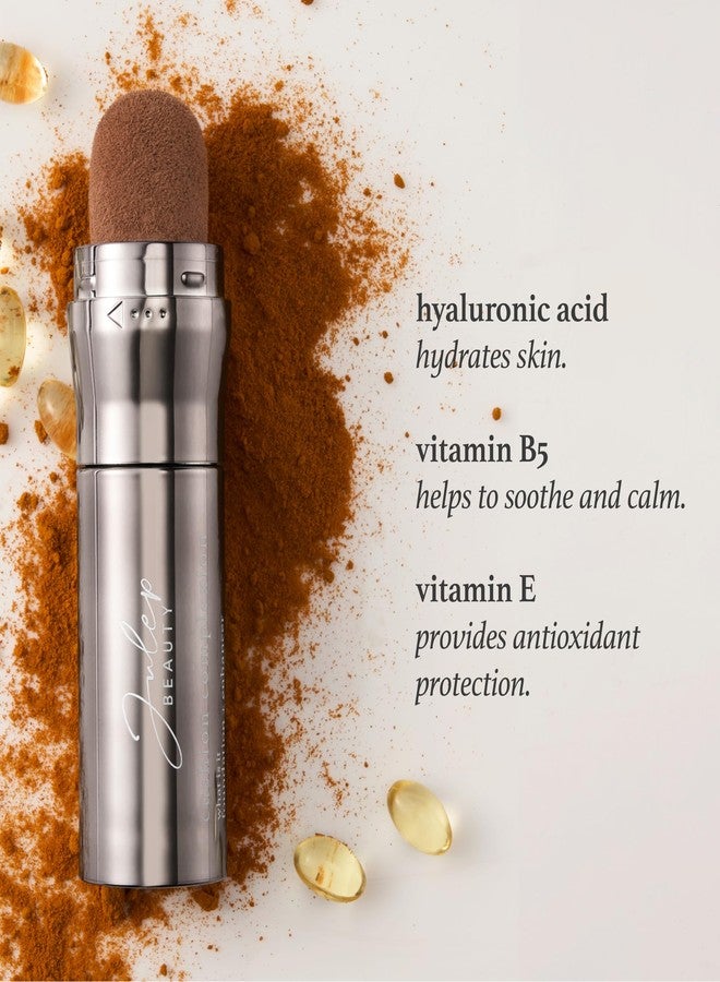 جلاب كريم أساس جوليب كوشن كومبليكشن بتغطية متوسطة - لون الكراميل | يغطي البشرة، ويفتح لونها، ويوحد لونها | أداة تطبيق سهلة الاستخدام | يحتوي على حمض الهيالورونيك، وفيتامين B5 وE - Image 2