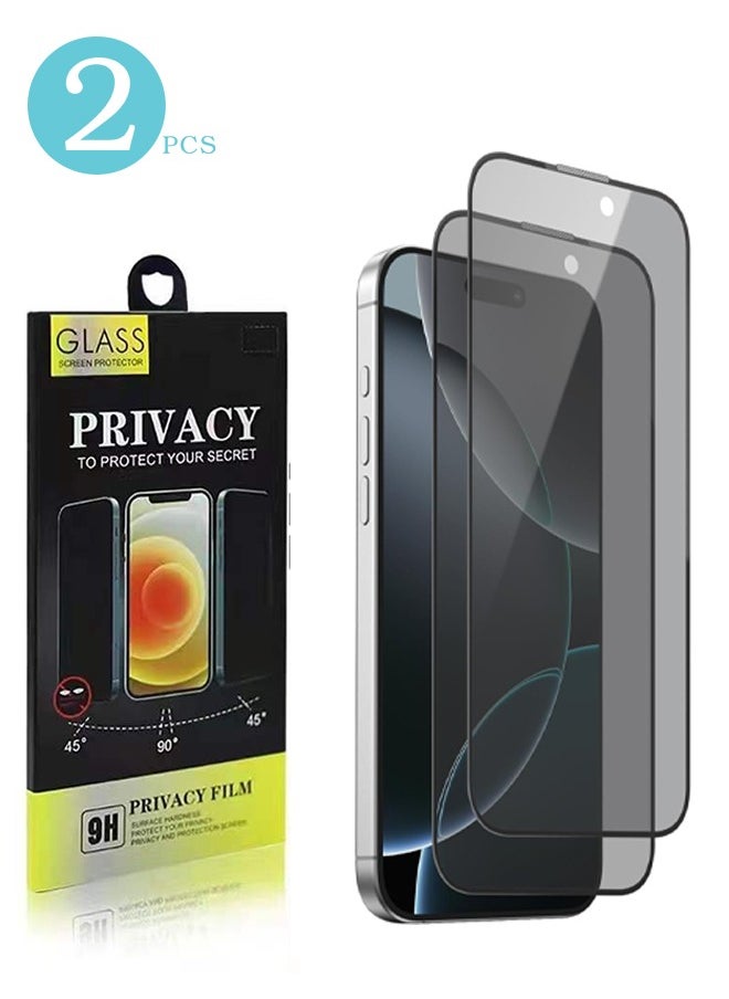 privacy [2-Pack] Privacy Screen Protector for iPhone 16 Pro Max (6.9inch), Edge to Edge Protection Full Cover Private Anti-Spy Case-Friendly Curved  - Image 1