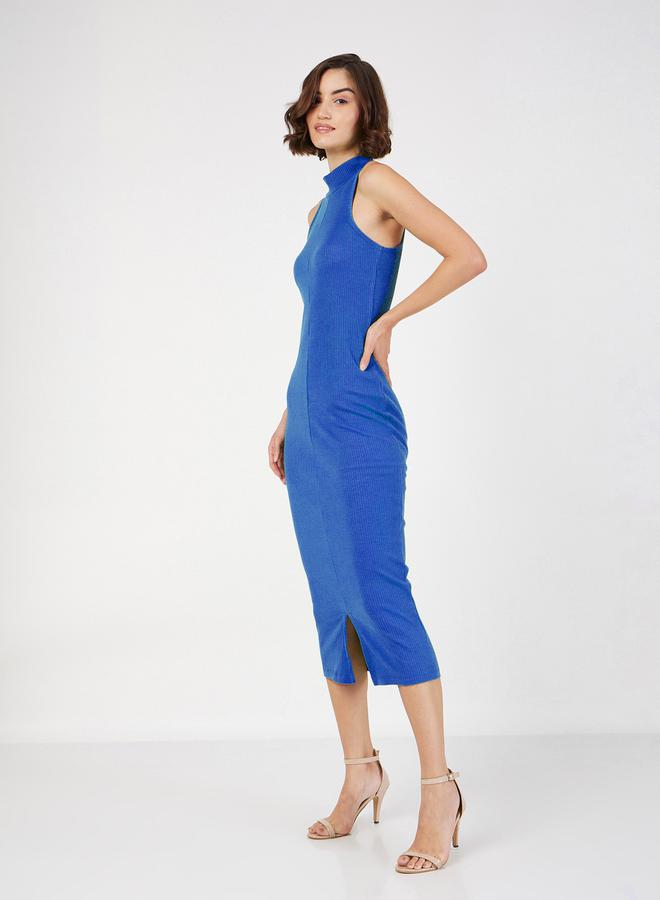 SASSAFRAS Ribbed Sleeveless Dress - Image 2