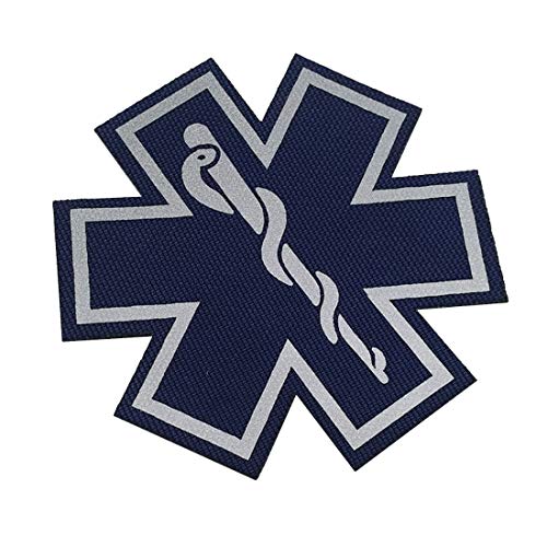 ODSP 2PCS Reflective Medic Patches with Hook Loop Backing for Clothes 2.76 Inch - Image 5
