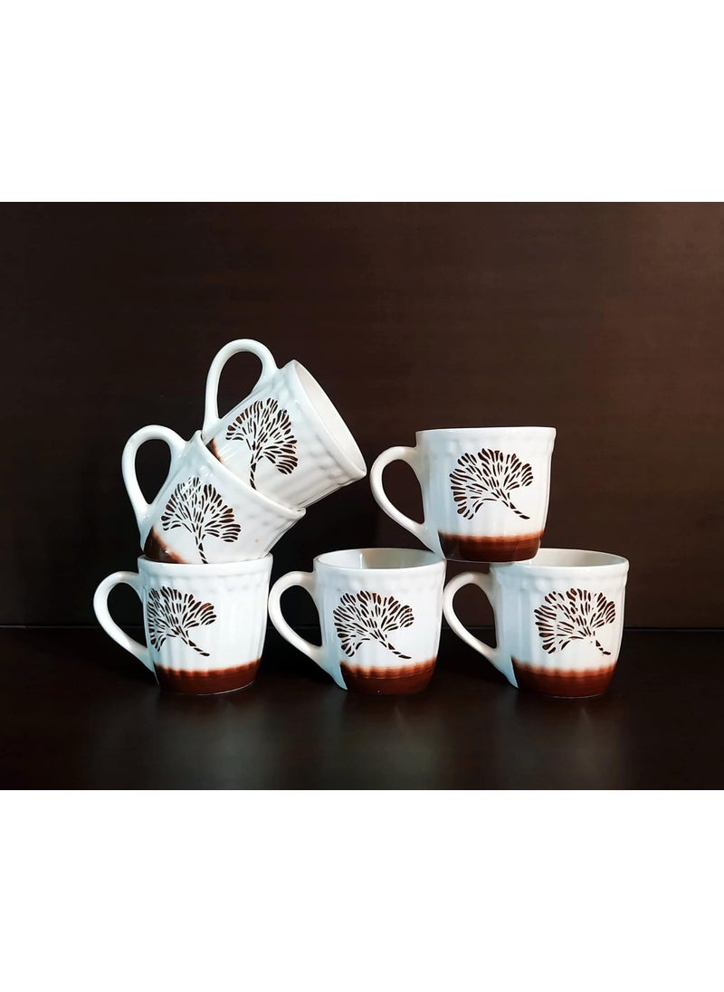 MOODY PANDA MOODY PANDA TreeBlossom Set of 6 Cups Cup Set of 6 Tea Cups Ceramic  - Image 1