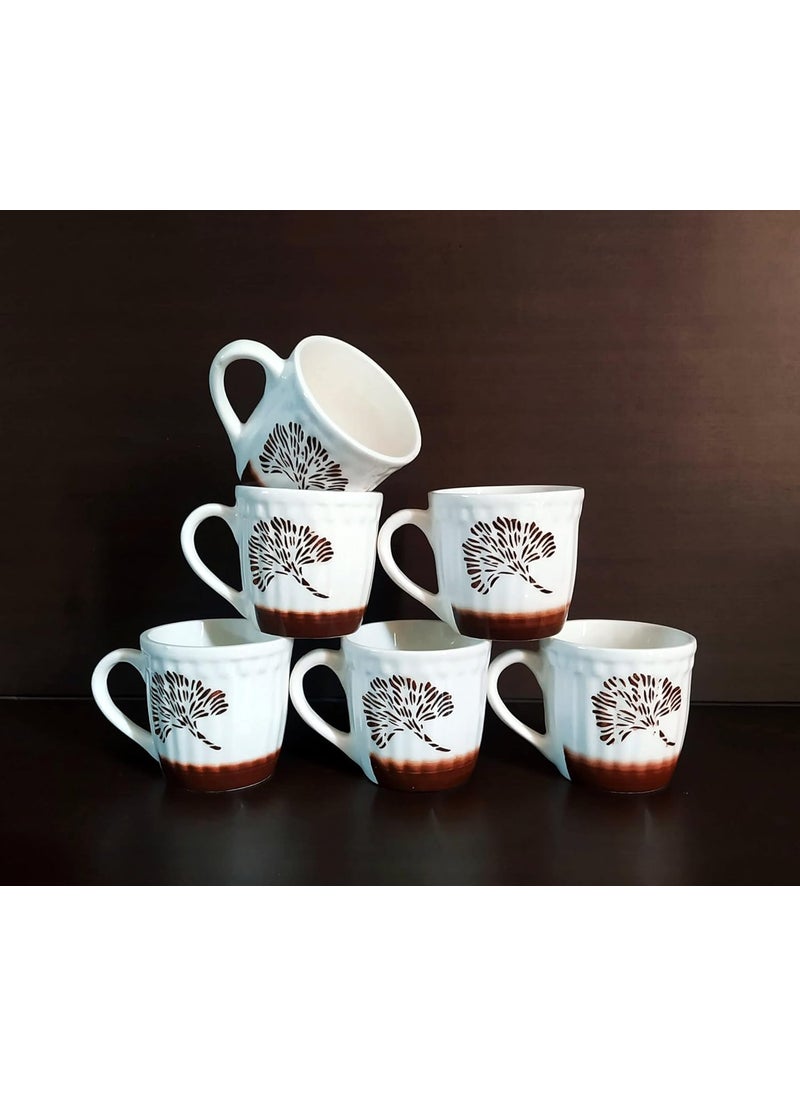 MOODY PANDA MOODY PANDA TreeBlossom Set of 6 Cups Cup Set of 6 Tea Cups Ceramic  - Image 4