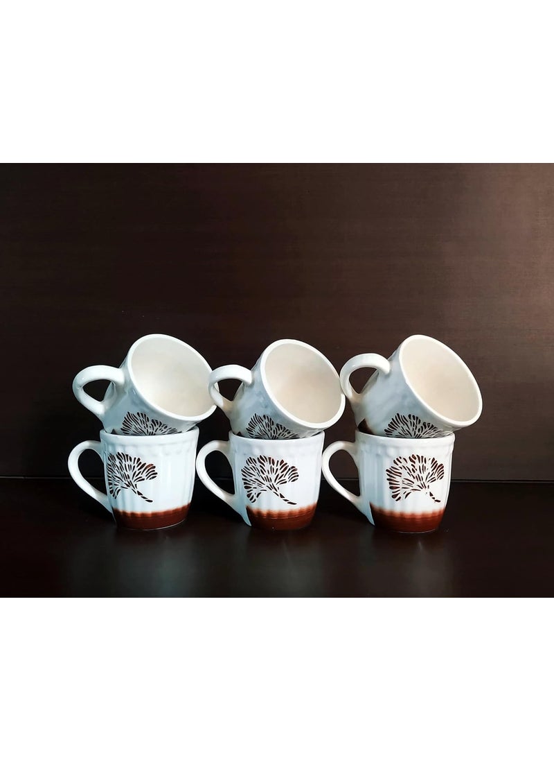 MOODY PANDA MOODY PANDA TreeBlossom Set of 6 Cups Cup Set of 6 Tea Cups Ceramic  - Image 2