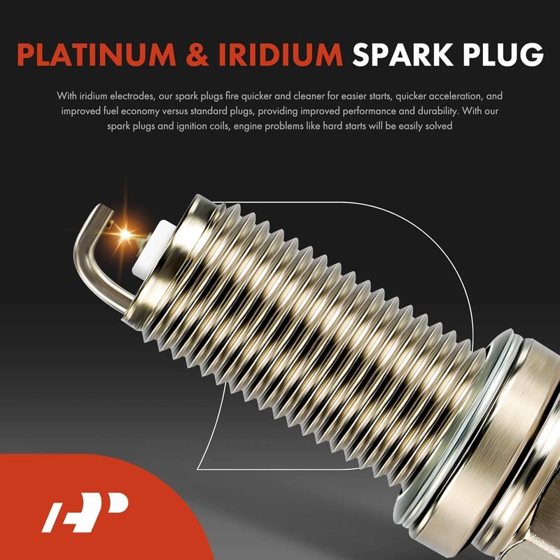 A-Premium Ignition Coil Pack and Iridium Spark Plugs Set - Image 3