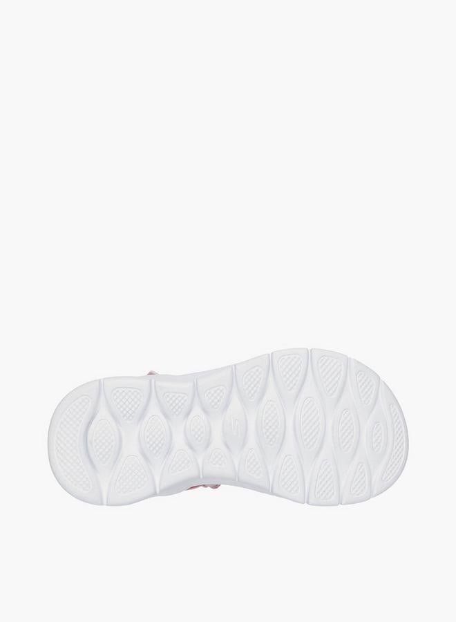 SKECHERS صنادل بنات جوي ووك فليكس بحزام قابل للتعديل - 303028L-Ltpk-Cp - Image 5