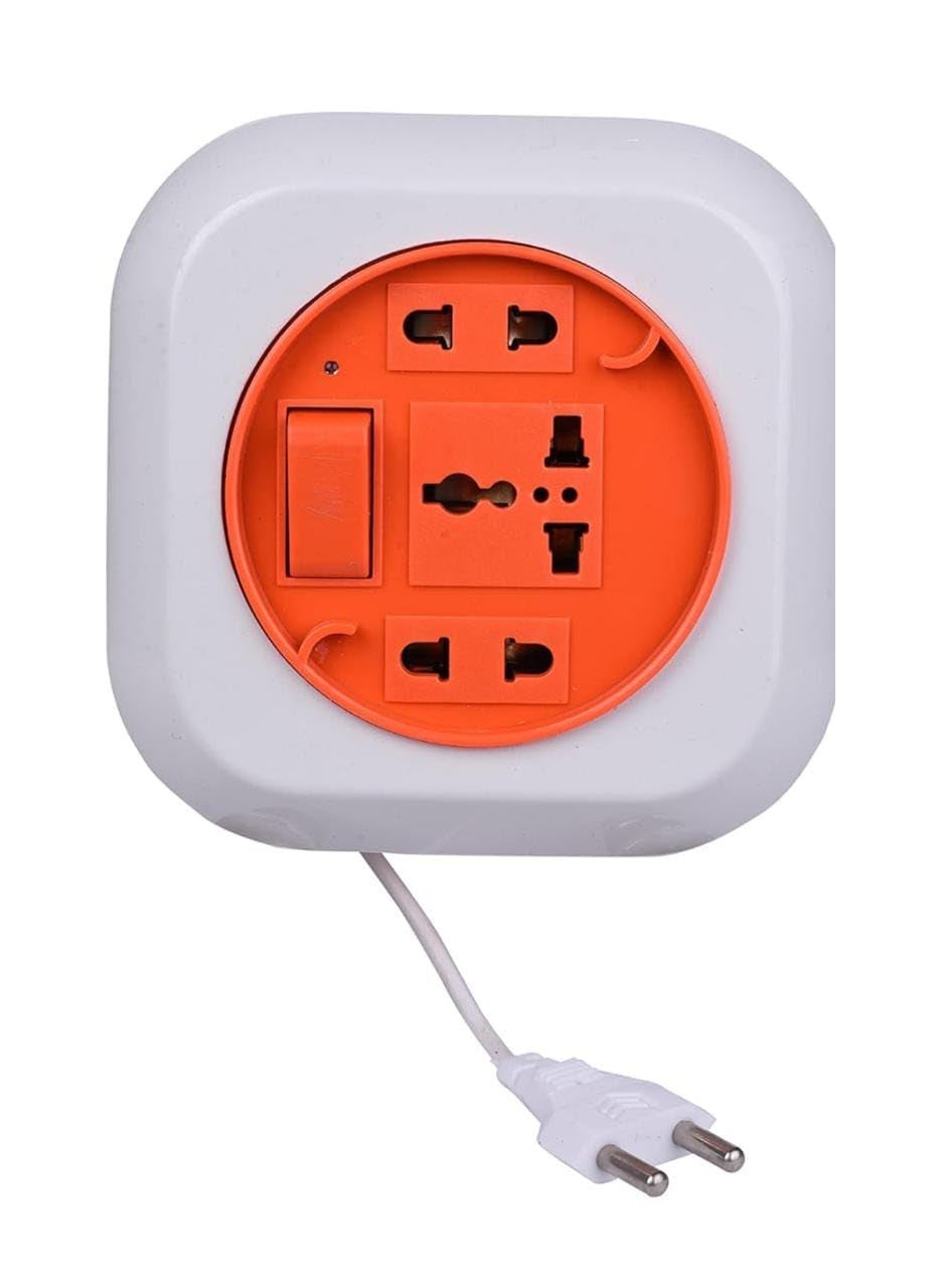 Generic PAL 2 Pin Switch Board for Home and Office || 6 Metre Switch Board Extender | Switch Board Extender Power Cord | Compact and Reliable Power Solution 