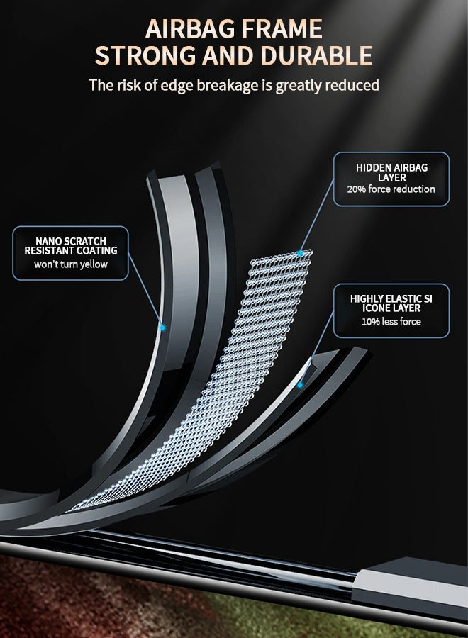 GROIC جراب فاخر لهاتف Samsung Galaxy S22 Ultra 5g 6.8 بوصة مصنوع من ألياف الكربون وغطاء خلفي من الجلد متوافق مع جراب هاتف S22ultra 2022 لحماية الكاميرا مضاد للصدمات (s22 Ultra، أسود) - Image 4