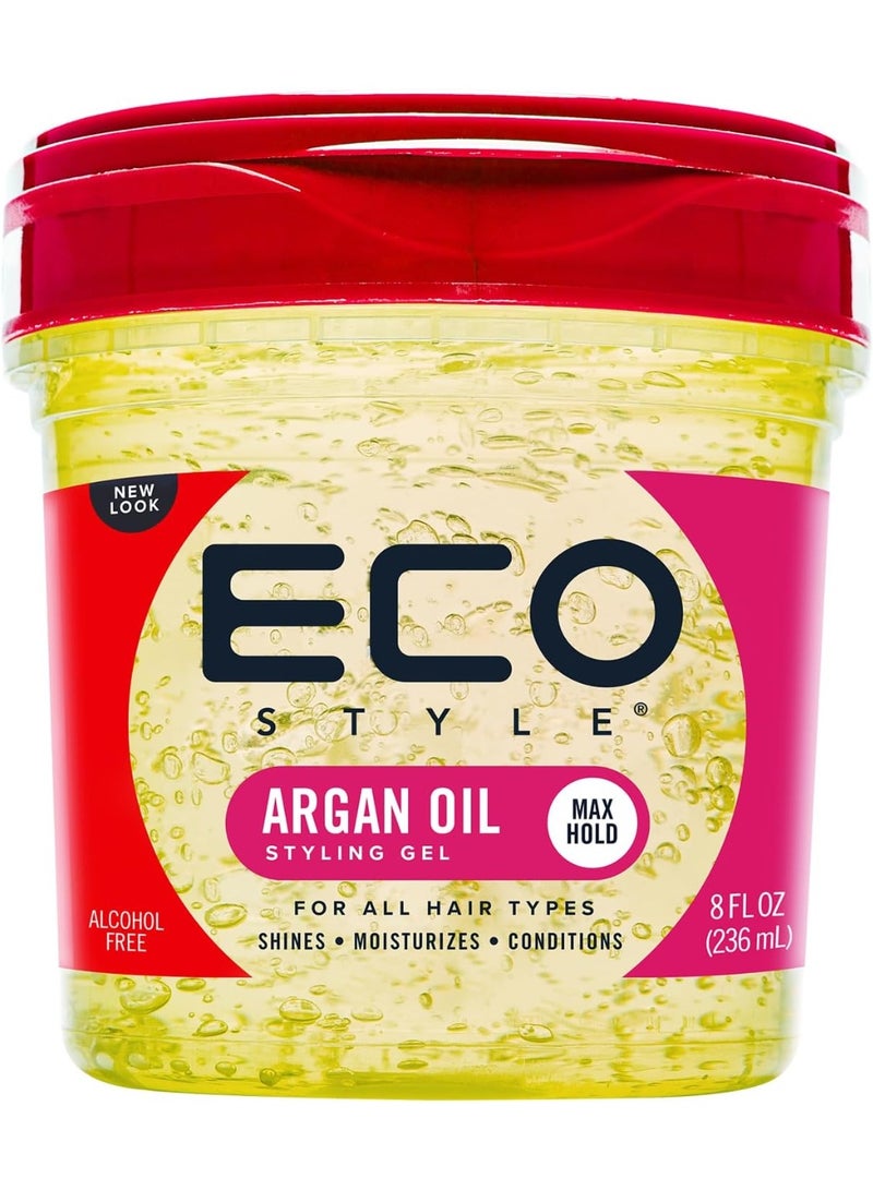 إيكو جل تصفيف الشعر بزيت الأركان 236 مل - Image 1