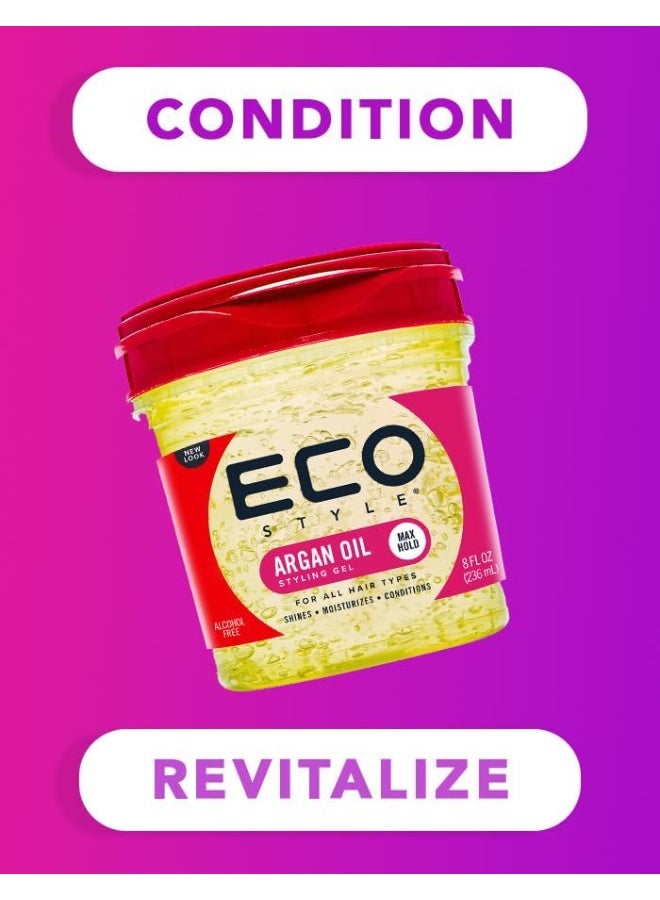 إيكو جل تصفيف الشعر بزيت الأركان 236 مل - Image 2