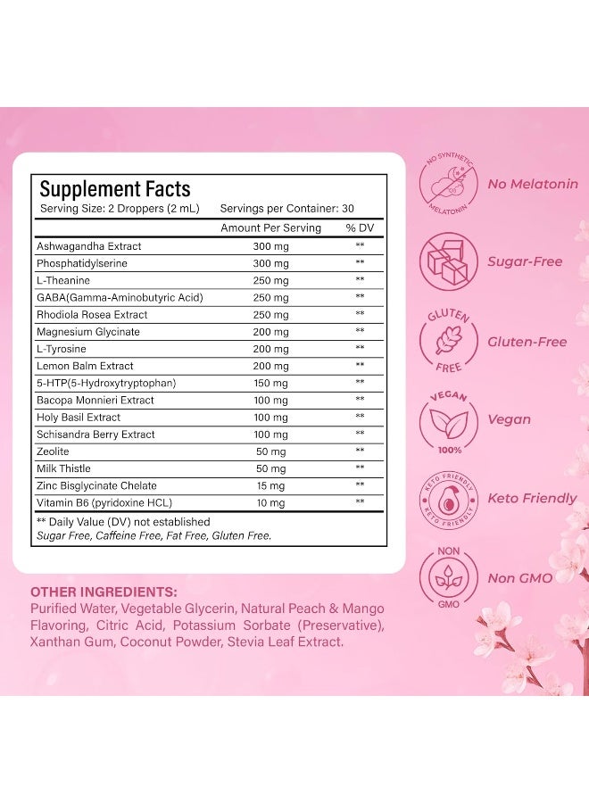 NutraPeaks Cortisol Wellness Liquid Drops for Women - Image 2
