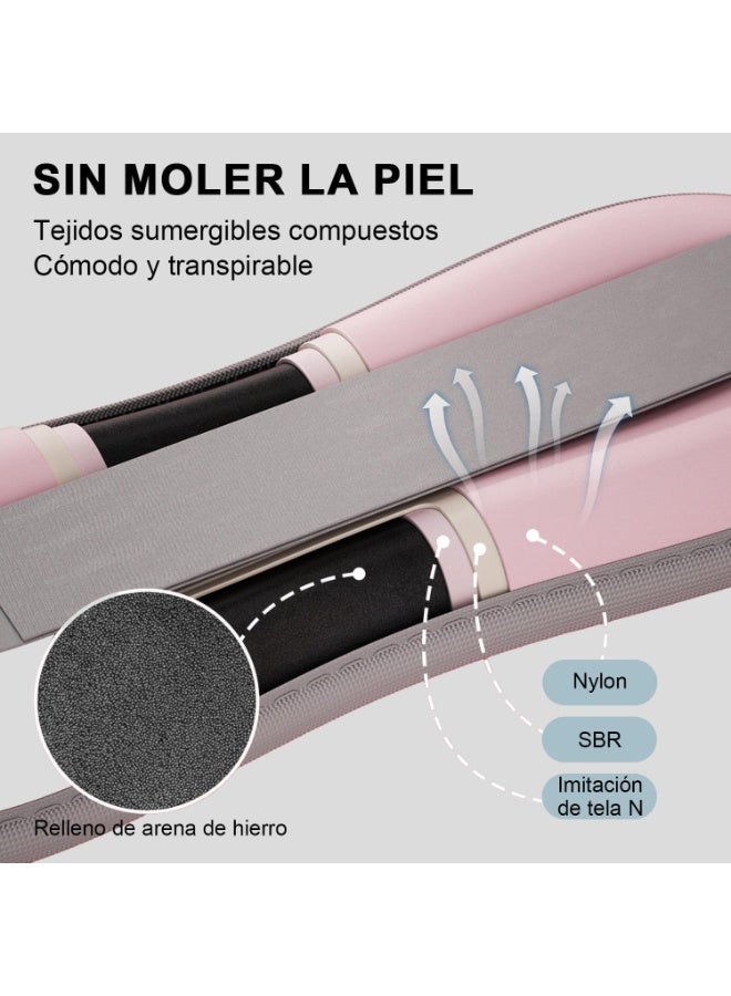 2 قطعة من أوزان الكاحل (وردي)