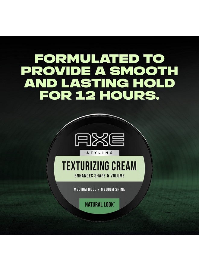 Axe Xe Texturizing Cream Hair Styling Cream With Medium Hold And Medium Shine Natural Look Enhances Shape And Volume 2.64 Oz - Image 3