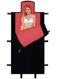 New 2570pcs Dual Wavelength LED Beads 660nm and 850nm Red Light Therapy Mat Full Body Used to Relieve Pain 180cm*85cm