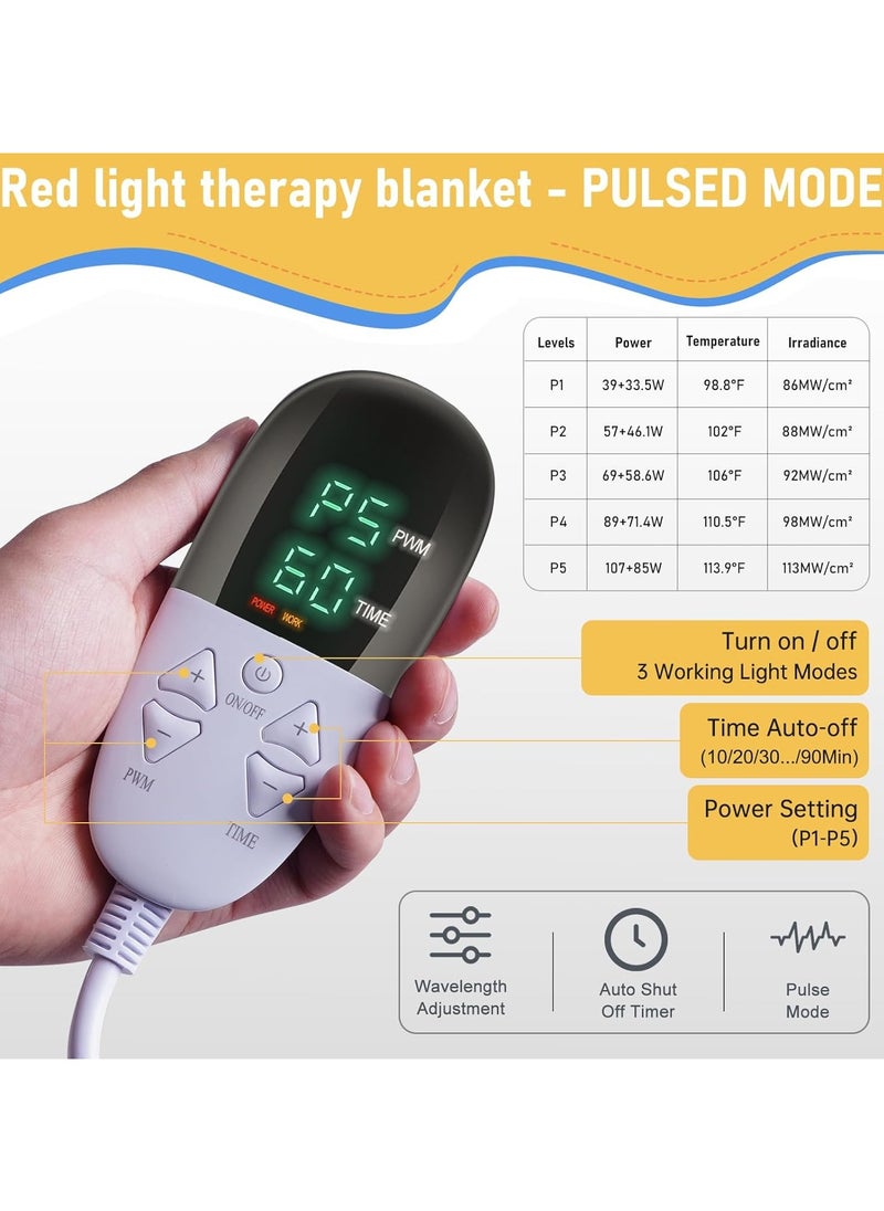 Ru syanl - New 2570pcs Dual Wavelength LED Beads 660nm and 850nm Red Light Therapy Mat Full Body Used to Relieve Pain 180cm*85cm - Image 1