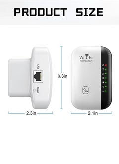ShebSheb Wi-Fi Router,WiFi Extender,Internet Extenders with Ethernet Port,1-Tap Setup,Access Point,WiFi Extenders Signal for Home  - Image 2