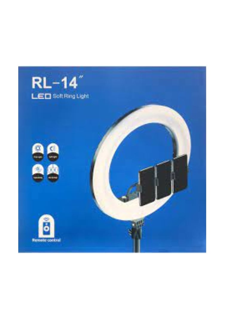 DIGI CORE 14 inch Selfie Ring Light With Tripod Stand And 360° Phone Holder For Live Broadcast Youtube Instagram And Tik Tok Video Making  - Image 3