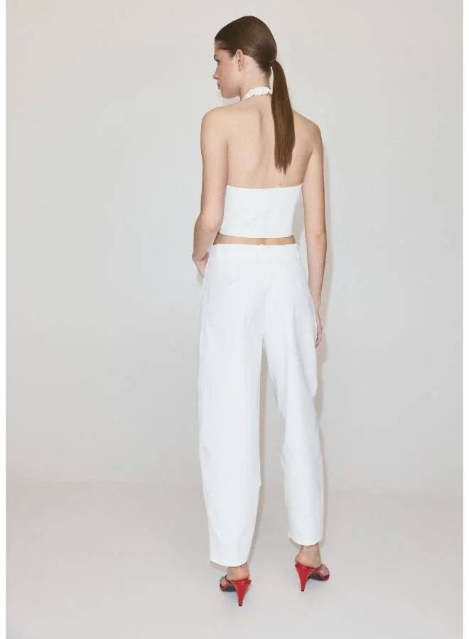مانجو High-Waisted Balloon Trousers