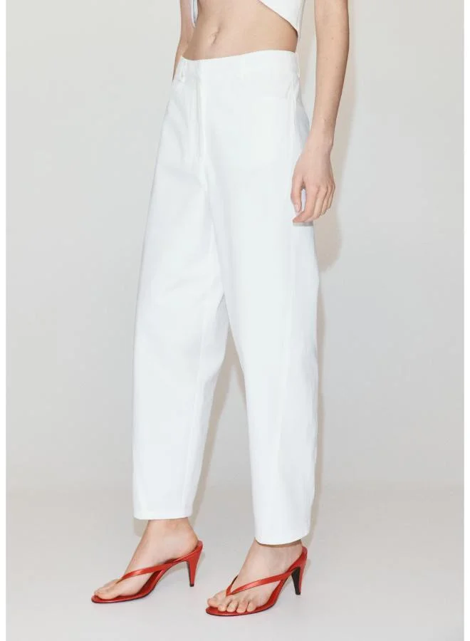 مانجو High-Waisted Balloon Trousers