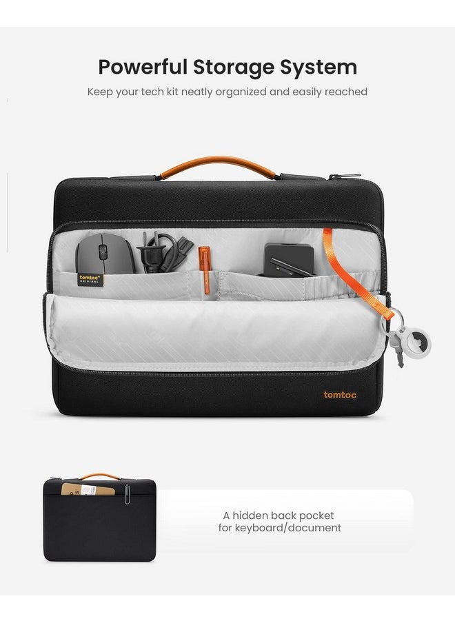 Tomtoc - 360 Protective Laptop Carrying Bag For The New Razer Blade Pro 17 Hp Envy Laptop 17 Inch Dell Inspiron 17 3000 Laptop Asus Rog Zephyrus S 17.3 Inch Notebook Bag With Accessory Pocket - Image 1