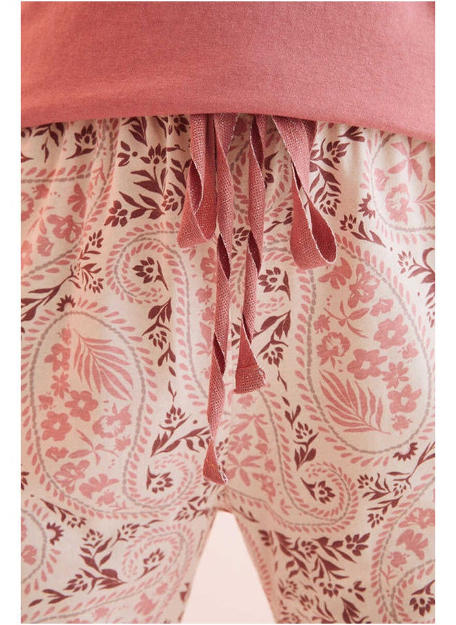 Paisley long trousers