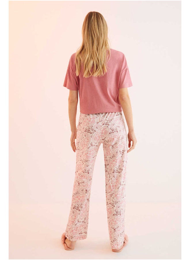 Paisley long trousers