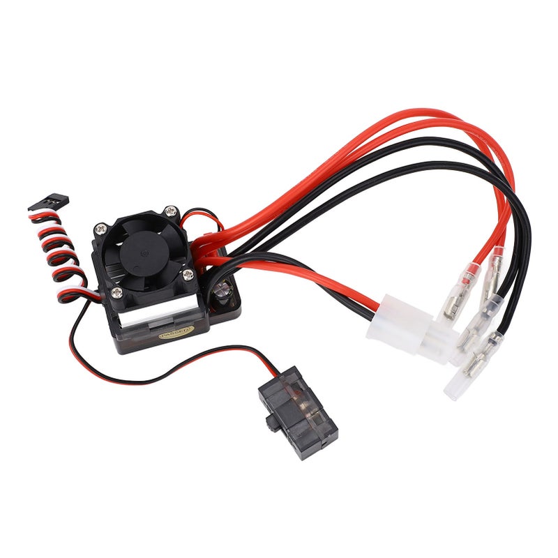 320A RC Brushed ESC for 7.4 to 16V Voltage 2 to 4S LiPo 6 to 12 NiMH Brushed ESC Electronic Speed Controller for 1/10 RC Car Boat - Image 4