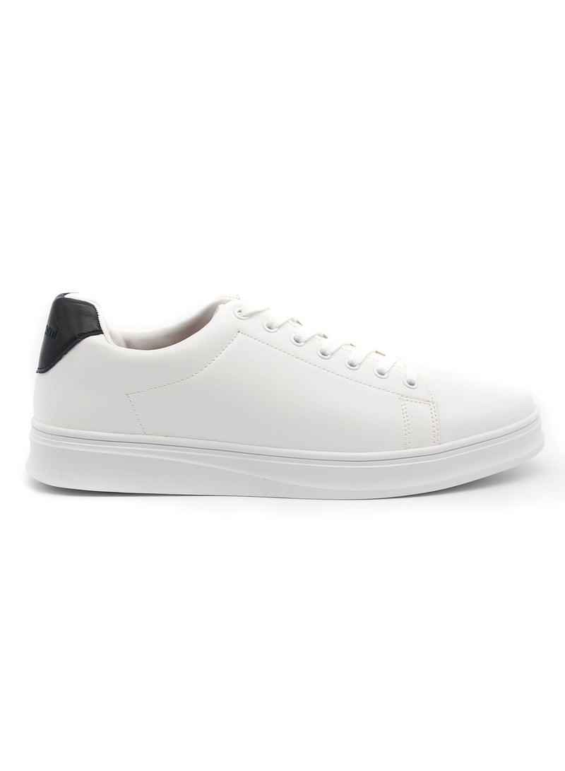 Mon Ami Men Sneakers, Lace-Up Low Top Loafer, Walking Casual Dress Shoes for Men, Comfortable Fashion Sneakers, White Shoes - Image 4