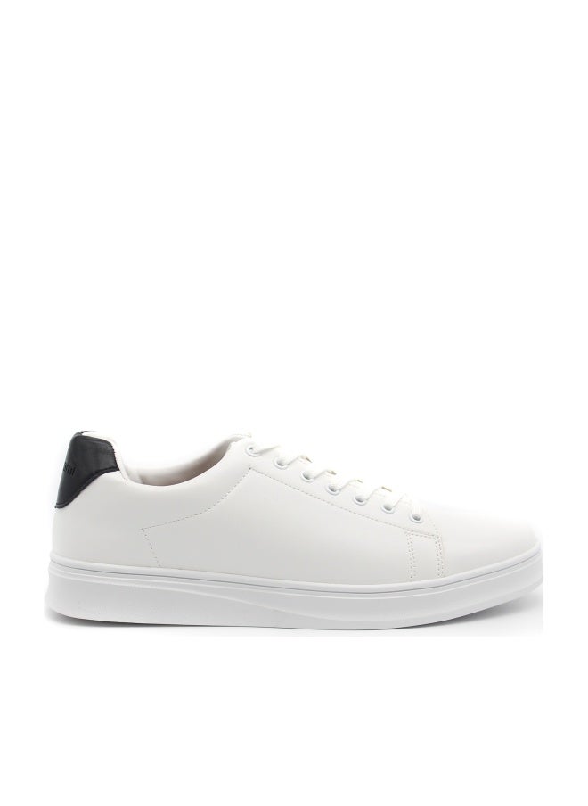 Mon Ami Men Sneakers, Lace-Up Low Top Loafer, Walking Casual Dress Shoes for Men, Comfortable Fashion Sneakers, White Shoes - Image 1