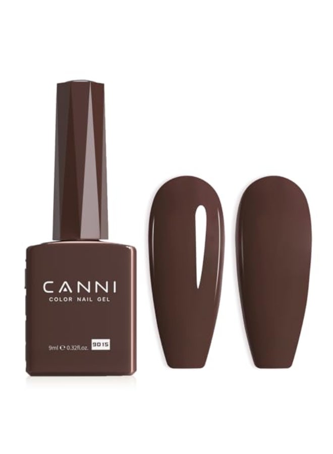 CANNI Brown Gel Nail Polish 1Pcs Dark Brown Gel Polish Chocolate Coffee Color High Gloss Soak Off U V Nail Manicure Salon DIY - Image 1