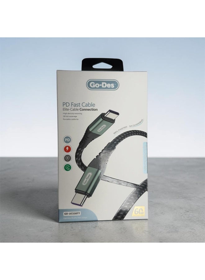 كابل شحن سريع من نوع USB إلى USB Type-C - Image 1