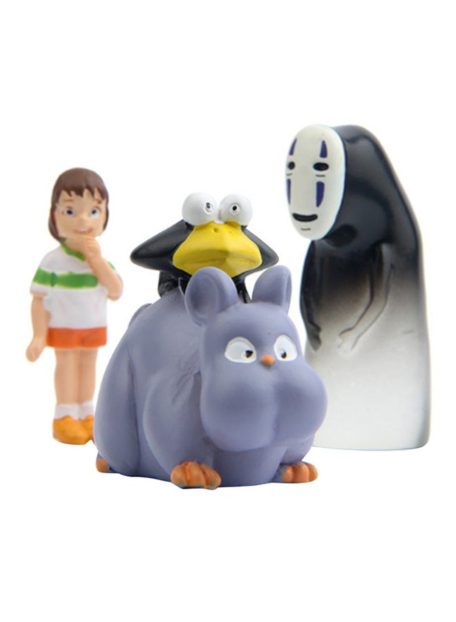 QiaoKai 4-Piece Spirited Away Action Figure Set 2-4cm - Image 2