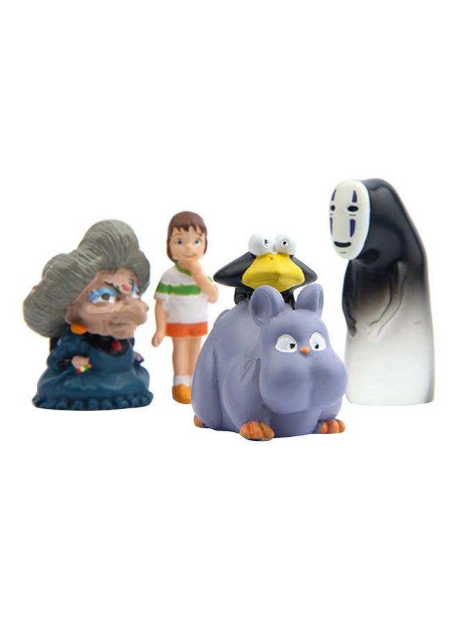 QiaoKai 4-Piece Spirited Away Action Figure Set 2-4cm - Image 1