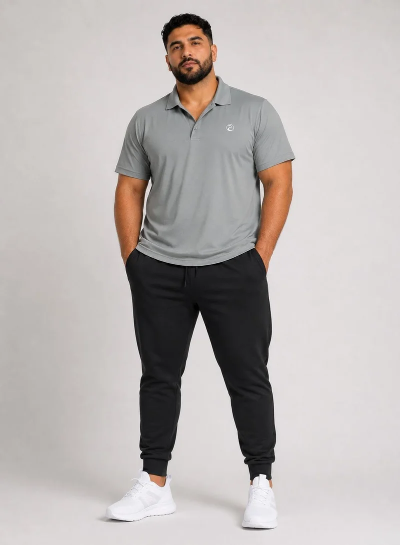 بريما إيس رجالي Polo الهواء الطلق والنشاط لاكشري Grey