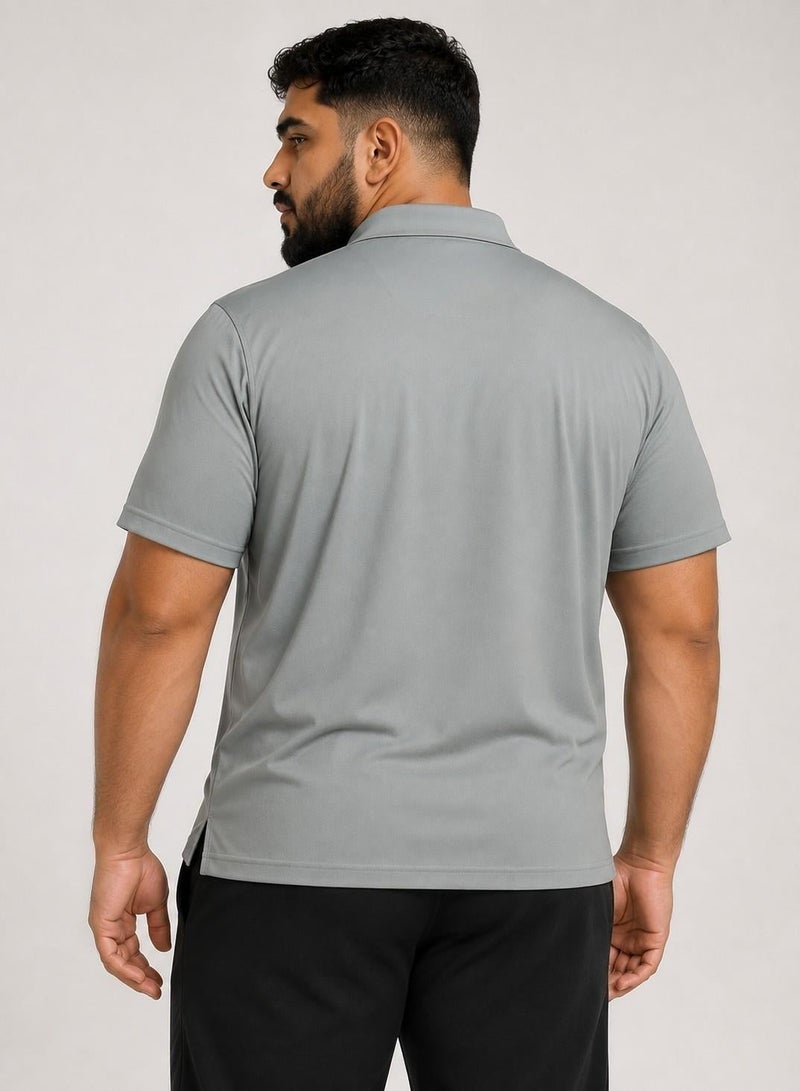 بريما إيس رجالي Polo الهواء الطلق والنشاط لاكشري Grey - Image 2