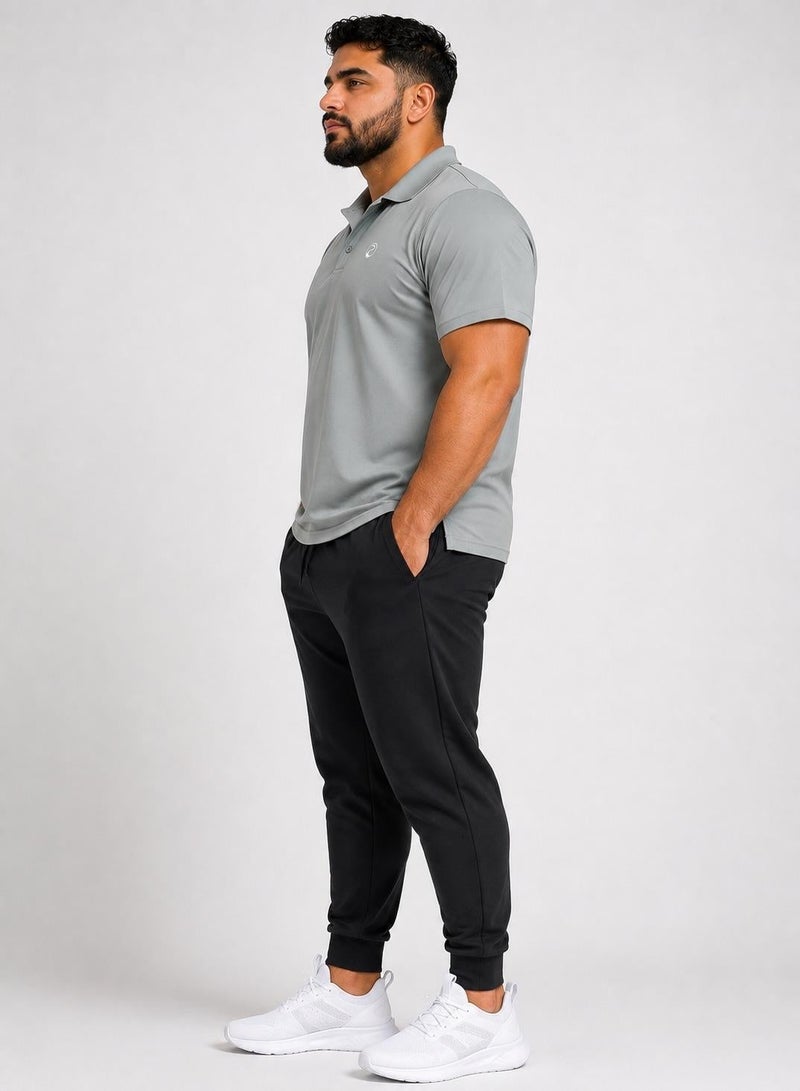 بريما إيس رجالي Polo الهواء الطلق والنشاط لاكشري Grey - Image 4