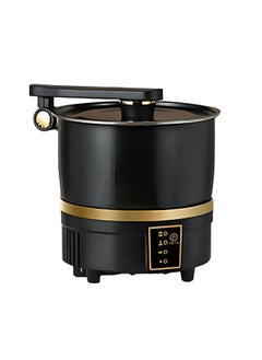 Generic Multifunctional Electric Cooker 2-in-1 Hot Pot & Frying Pan – 750W Non-Stick Portable Cooker with Lid, 2L Stainless Steel, Compact for Dorm, Travel, Office & Small Kitchen Use (Black)  - Image 1