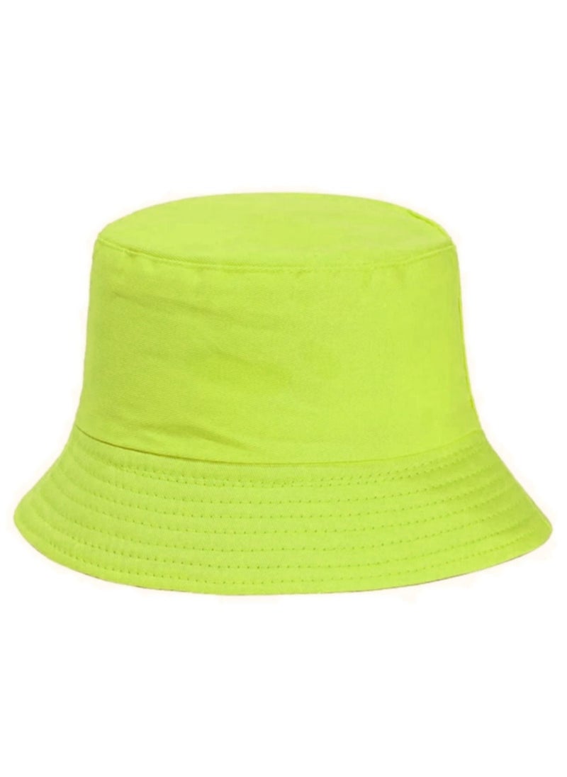 Generic - Set of two cotton Foldable sun unisex bucket travel hat - Image 1