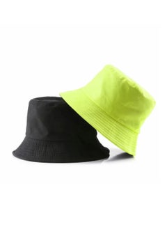 Set of two cotton Foldable sun unisex bucket travel hat