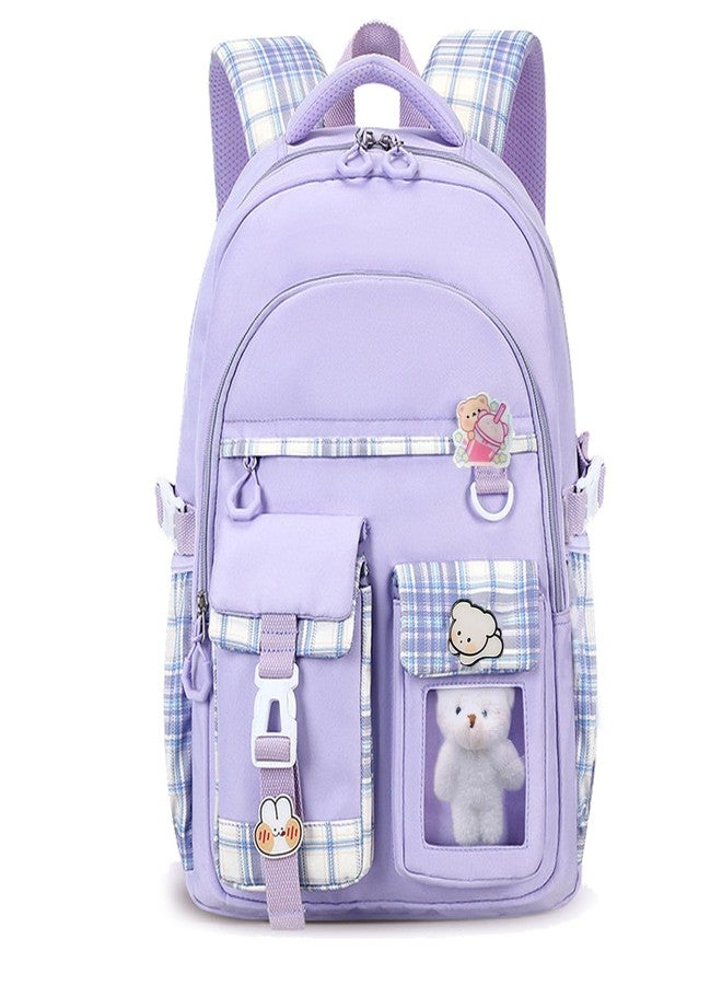 PRLINJSK Kids Backpack for Girls for School - Image 1